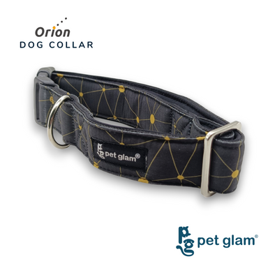 Pet Glam Dog Collar Orion with durable clip Lightweight & Durable Fabric Collar for Dogs