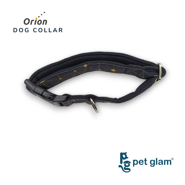 Pet Glam Dog Collar Orion with durable clip Lightweight & Durable Fabric Collar for Dogs