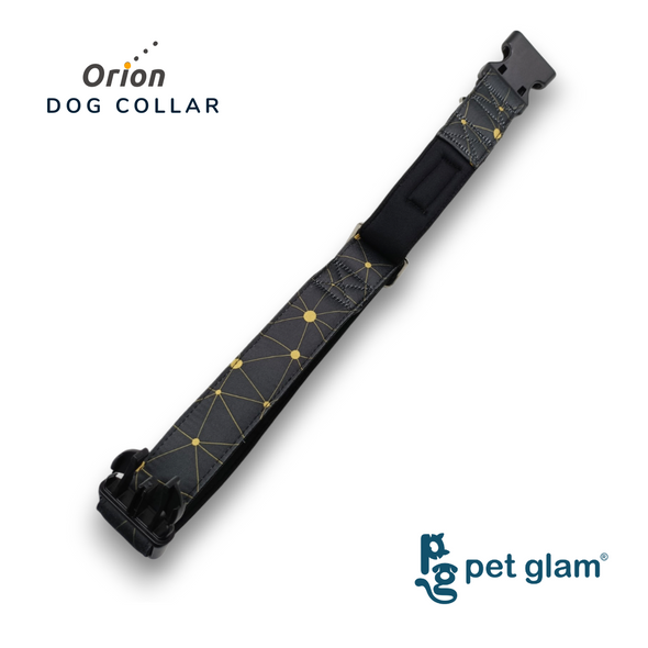 Pet Glam Dog Collar Orion with durable clip Lightweight & Durable Fabric Collar for Dogs