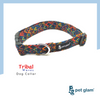 Pet Glam Collar Tribal Waves for Dogs that Pull safe Buckle Collar for Large Dogs