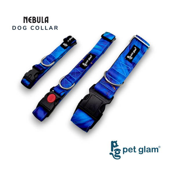 Pet Glam-Dog Collar Nebula for Small Medium Large Dogs