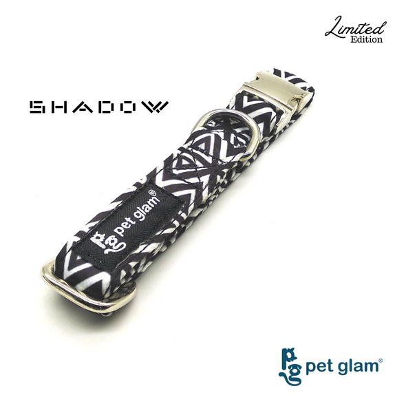 Pet Glam Shadow-Metal Buckle Collar for Dogs