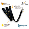 Pet Glam-Dog Leash Orion Large-with Padded Handle 1" wide - Leash for Big Dogs