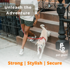 Pet Glam-Dog Leash For Puppies and Large Dogs-Blaze-Soft Handle-Strong Dog Leash-5 Ft Long 1 inch Wide-Sprint
