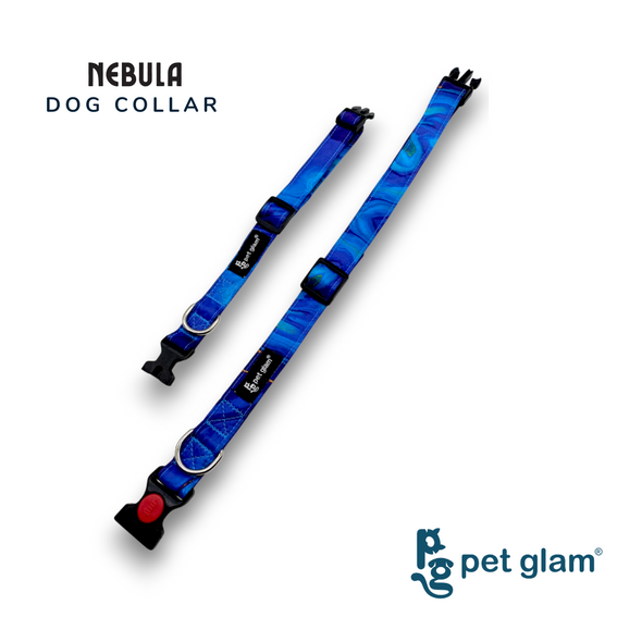 Pet Glam-Dog Collar Nebula for Small Medium Large Dogs