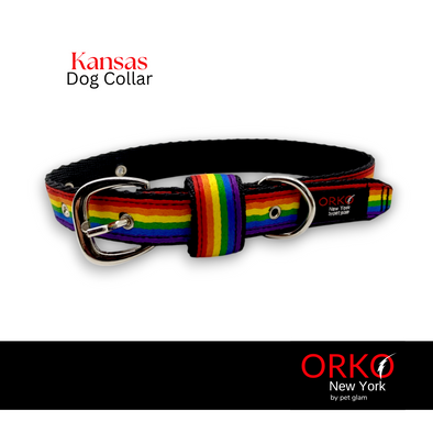Orko New York Adjustable Dog Collar Belt for Large Dogs Kansas