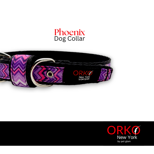 Orko New York Adjustable Dog Collar Belt for Large Dogs Phoenix