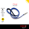Orko New York Heavy-Duty Dog Leash for Big Dogs-Chicago | 4ft Long, 1” Wide | Strong, Stylish & Comfortable Handle