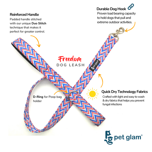 Pet Glam-Dog Leash Freedom Large-Leash for Big Dogs