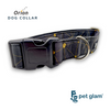 Pet Glam Dog Collar Orion with durable clip Lightweight & Durable Fabric Collar for Dogs
