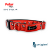 Pet Glam-Padded Dog Collar Polar Ninja for Small Medium Large Dogs