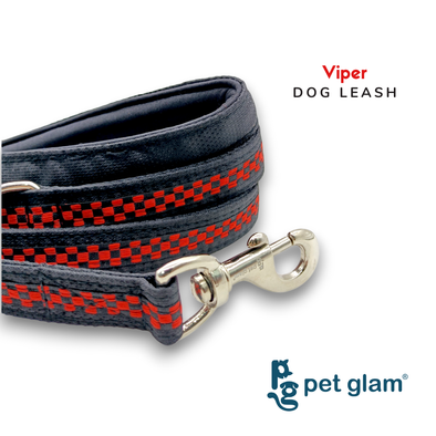 Durable Dog Leash Viper-for big Dogs that pull 5Ft | 1 " Wide