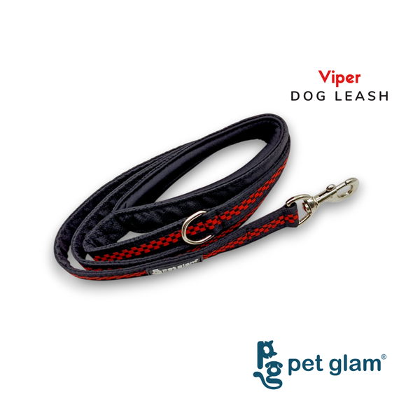 Durable Dog Leash Viper-for big Dogs that pull 5Ft | 1 " Wide