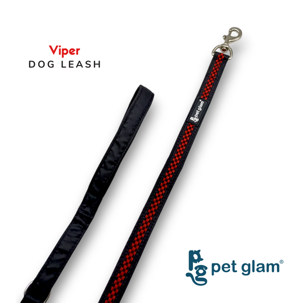 Durable Dog Leash Viper-for big Dogs that pull 5Ft | 1 " Wide