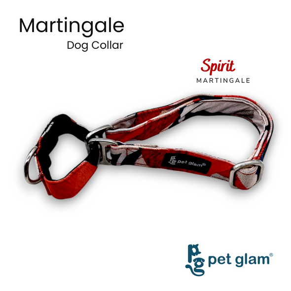 Martingale Collar for Dogs - Spirit - Semi Choke Fabric Dog Collar