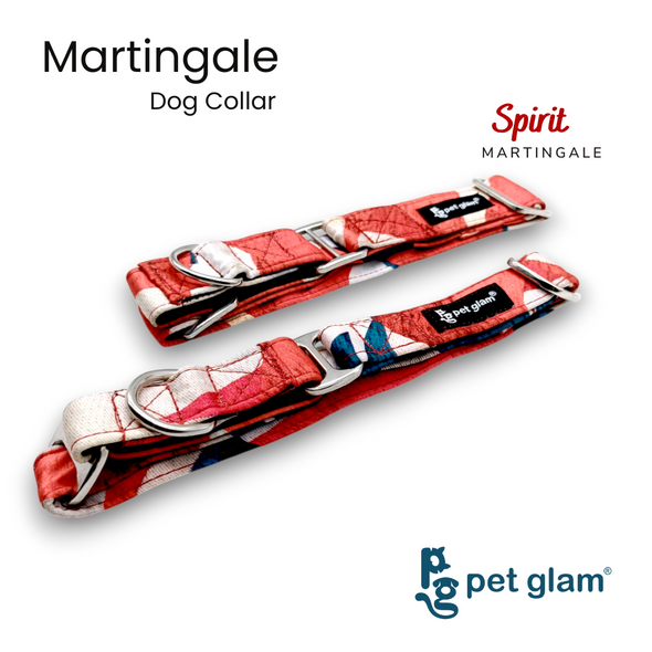 Martingale Collar for Dogs - Spirit - Semi Choke Fabric Dog Collar
