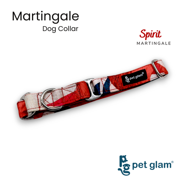 Martingale Collar for Dogs - Spirit - Semi Choke Fabric Dog Collar