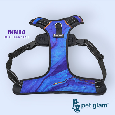 Pet Glam Dog Harness Nebula
