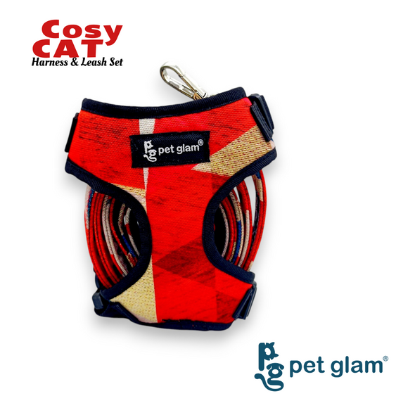 Pet Glam Cosy Cat Harness Spirit | Escape Proof Harness for Cats