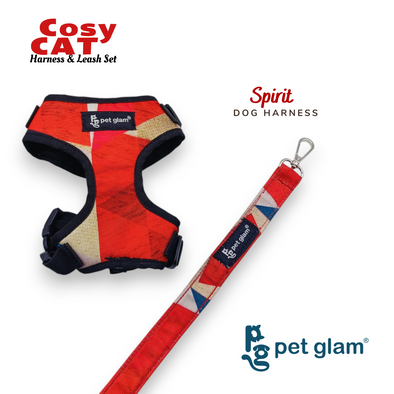 Pet Glam Cosy Cat Harness Spirit | Escape Proof Harness for Cats