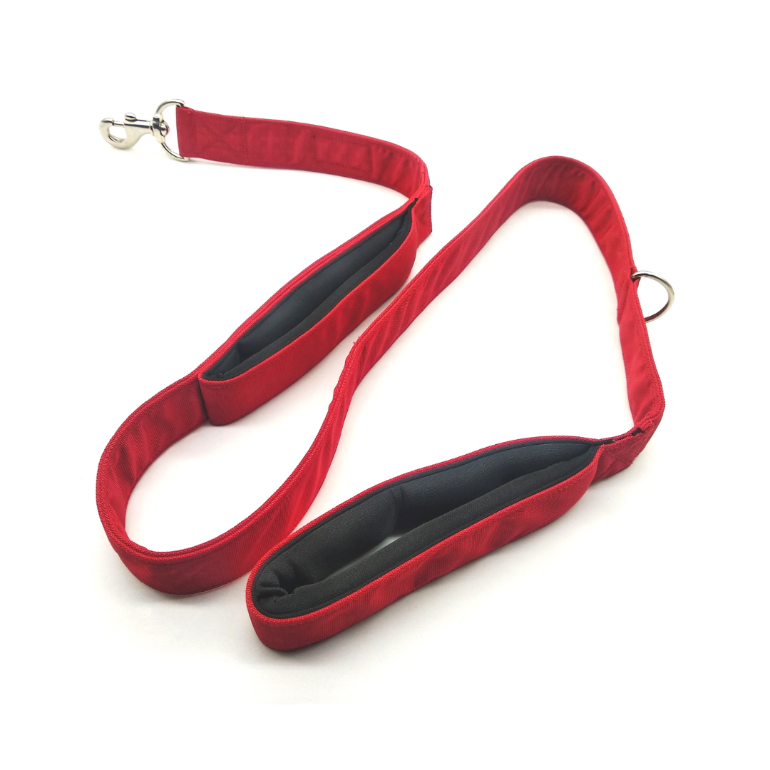 Buy Double Handle Dog Leash padded handle for comfort wide