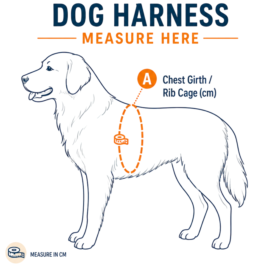 Dog Harness — where to measure