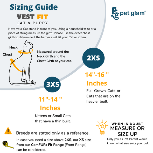 Pet Glam Vest Fit Cat Harness-ORION