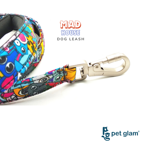 Pet Glam-Dog Leash MAD HOUSE Large Strong Dog Hook 150 Kgs load