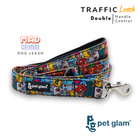 Pet Glam Mad House Dog Leash for Dogs | 5 Ft Heavy Duty Leash with Soft Padded Handle