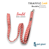 Pet Glam Double Handle Traffic Dog Leash For Big Dogs -Scarlet | 5 Ft Long X-Large 1.5 inch W (Copy)