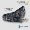 Pet Glam Double Handle Traffic Leash For Dogs Trooper| 5 Ft Long X-Large 1.5 inch W