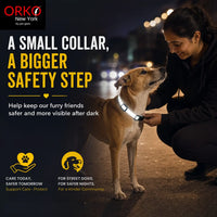 Orko New York Reflective Dog Collar Pack of 5 for Dogs | Collars For Stray Dogs