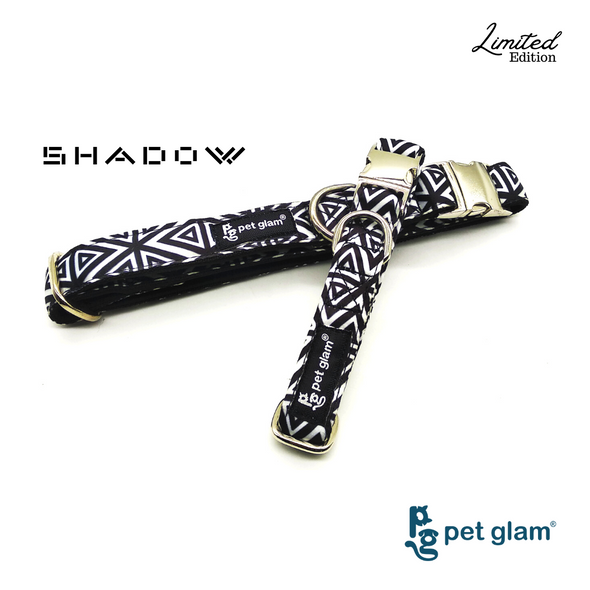 Pet Glam Shadow-Metal Buckle Collar for Dogs