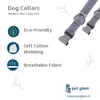 Dog Collar Bamboo Fiber Collection-Grey
