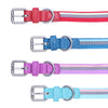 Pet Glam Canva-Dog Collar Leash Set-Adjustable Buckles for Small-Medium & Large Dog Breeds
