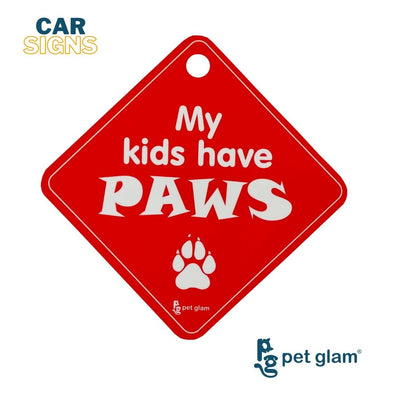 Kids Have Paws-Car Sign