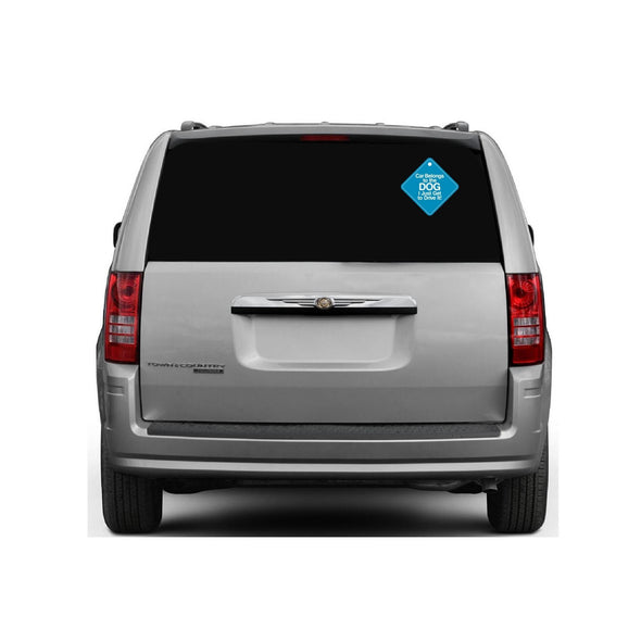 Dog on board- car signs-pet glam-gifts for dogs and cat lovers-dog birthday gift