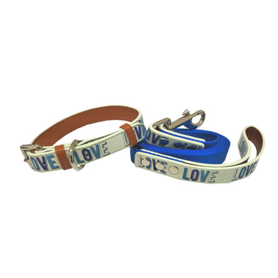 Liberty-Dog Collar Leash Set-Pet Glam-Limited Edition Dog Collars-Stylish Collars for dogs-premium dog collars and leashes-best dog collar brand india