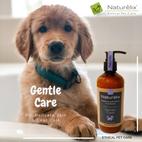 Naturelix Gentle Care puppy shampoo conditioner-sensitive and delicate puppy shampoo for dogs-300 ml