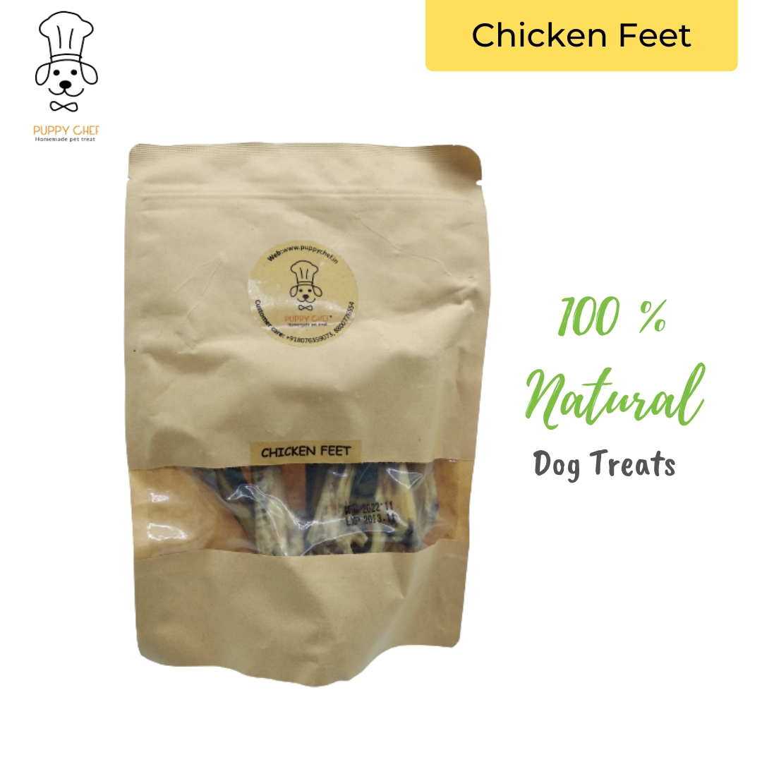 Dogs Treats Chicken Feet for Dogs Puppy Chef 100 gms Pet Glam