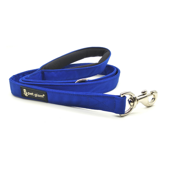 Pet Glam-Sprint Dog Leash ADMIRAL-with Padded Handle-Heavy Duty Hardware-5 Ft Long 1 inch Wide