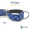 Martingale Dog Collar-BAILEY BLUE