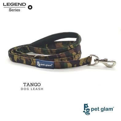 Pet Glam-Dog Leash Tango Large-with Soft Handle-Heavy Duty Hardware-5 Ft Long 1 inch Wide