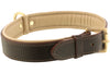 Leather Dog Collar Oreo Collar for large dog breeds
