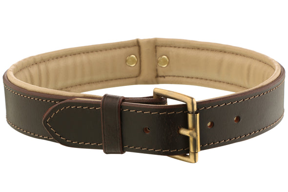 Leather Dog Collar Oreo Collar for large dog breeds