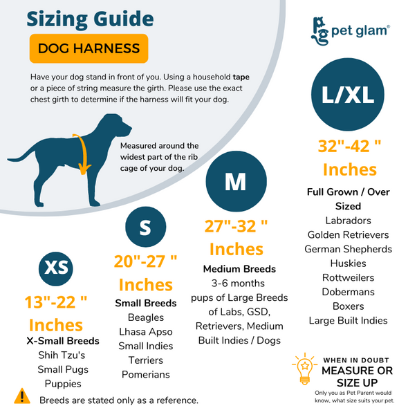 Pet Glam Dog Harness Alpine